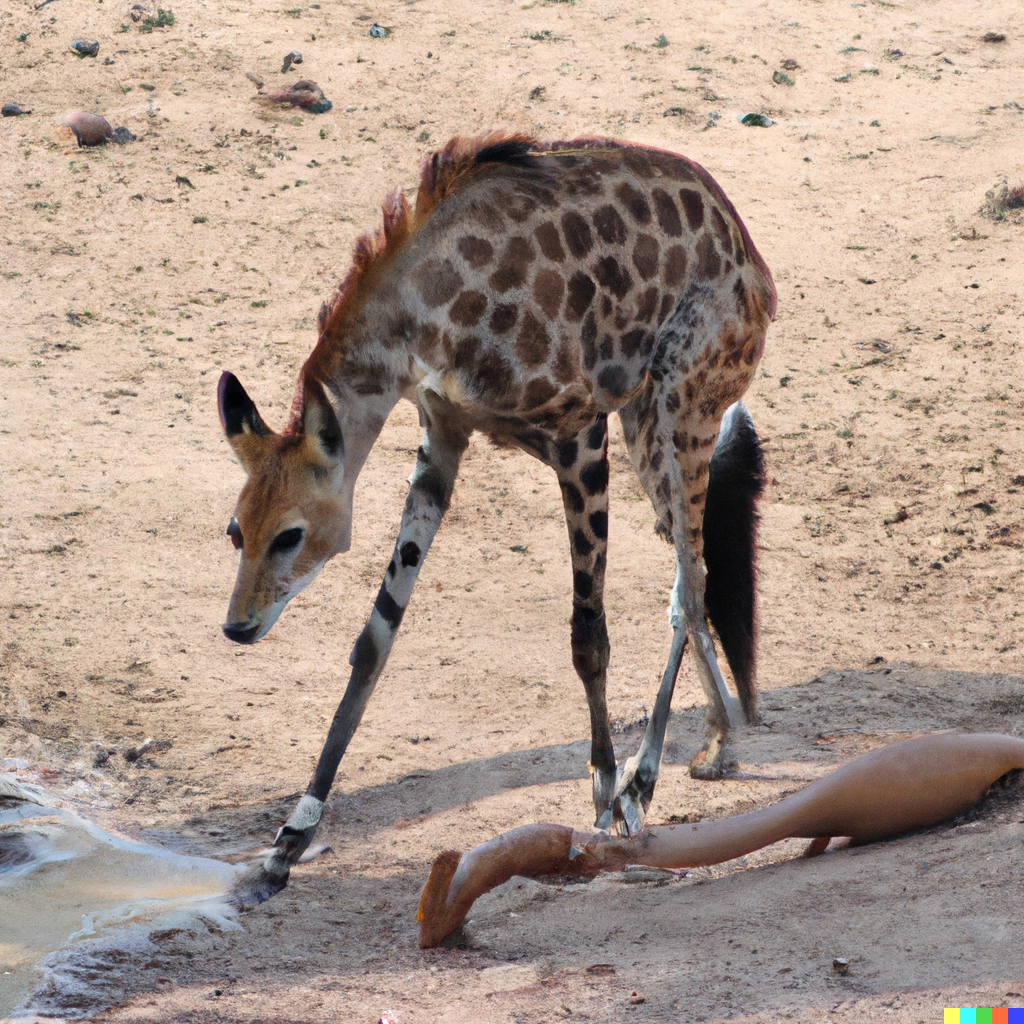 Carte Etape Bébé Girafe Savane