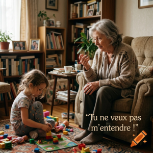 Une grand-mère accuse sa petite-fille de ne pas l'entendre