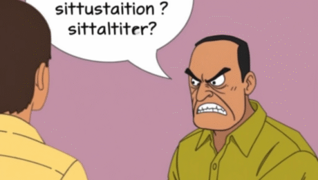 une personne en colère se plaint